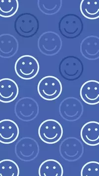 blue Smiley faces wallpaper